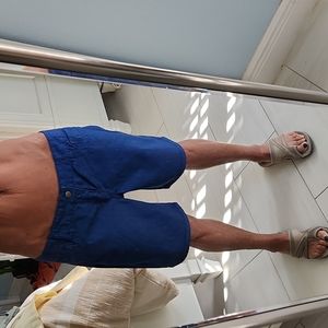 Reversible Shorts - Stiped Or Solid Blue - New with Tags